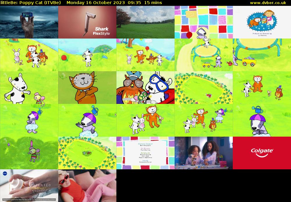 littleBe: Poppy Cat (ITVBe) Monday 16 October 2023 09:35 - 09:50