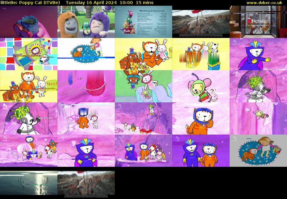 littleBe: Poppy Cat (ITVBe) Tuesday 16 April 2024 10:00 - 10:15