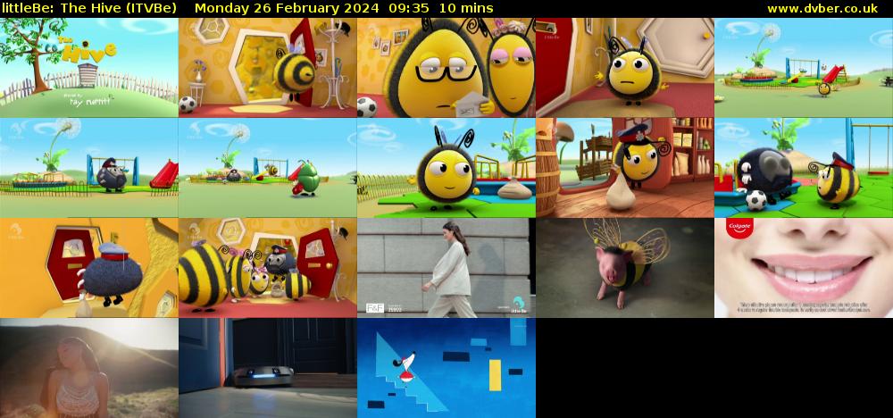 littleBe: The Hive (ITVBe) Monday 26 February 2024 09:35 - 09:45