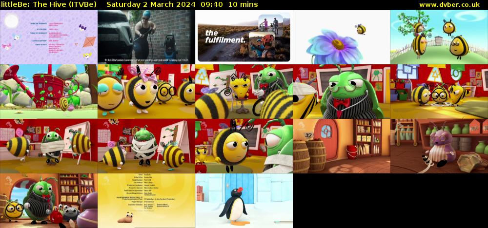littleBe: The Hive (ITVBe) Saturday 2 March 2024 09:40 - 09:50