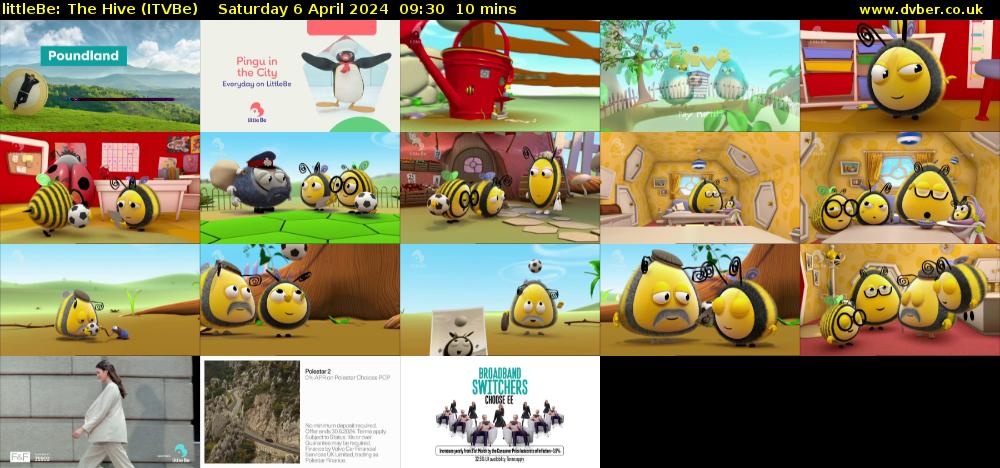 littleBe: The Hive (ITVBe) Saturday 6 April 2024 09:30 - 09:40