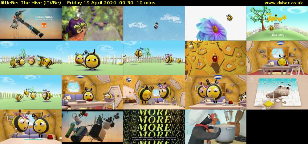 littleBe: The Hive (ITVBe) Friday 19 April 2024 09:30 - 09:40
