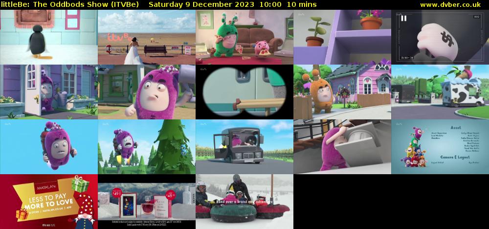 littleBe: The Oddbods Show (ITVBe) Saturday 9 December 2023 10:00 - 10:10