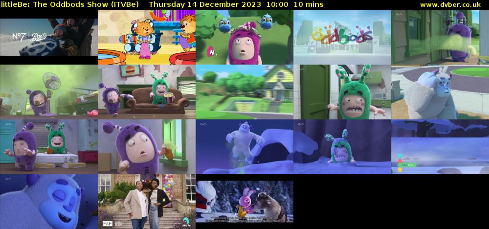 littleBe: The Oddbods Show (ITVBe) Thursday 14 December 2023 10:00 - 10:10