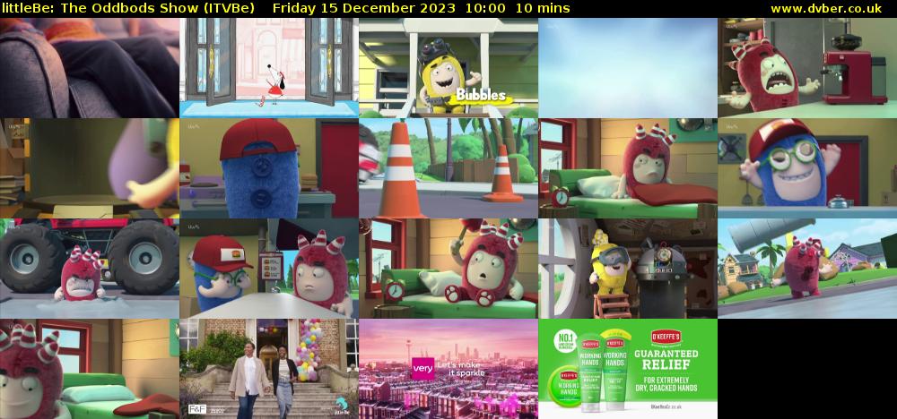 littleBe: The Oddbods Show (ITVBe) Friday 15 December 2023 10:00 - 10:10