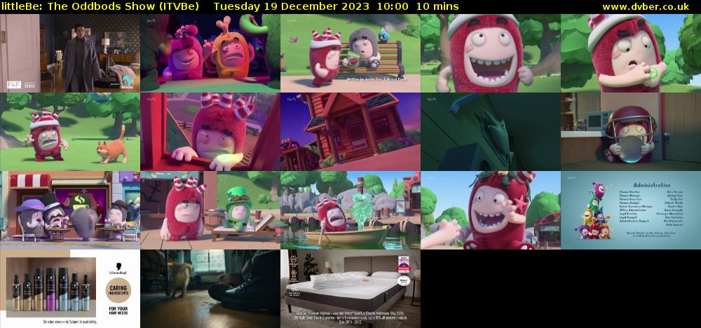 littleBe: The Oddbods Show (ITVBe) Tuesday 19 December 2023 10:00 - 10:10