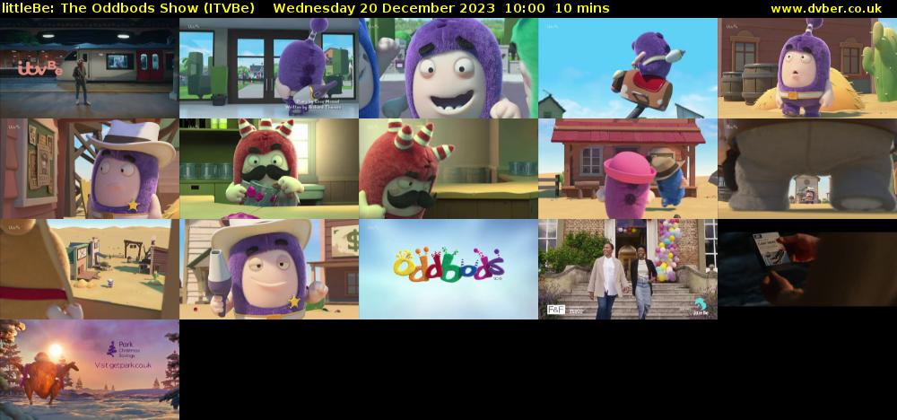 littleBe: The Oddbods Show (ITVBe) Wednesday 20 December 2023 10:00 - 10:10