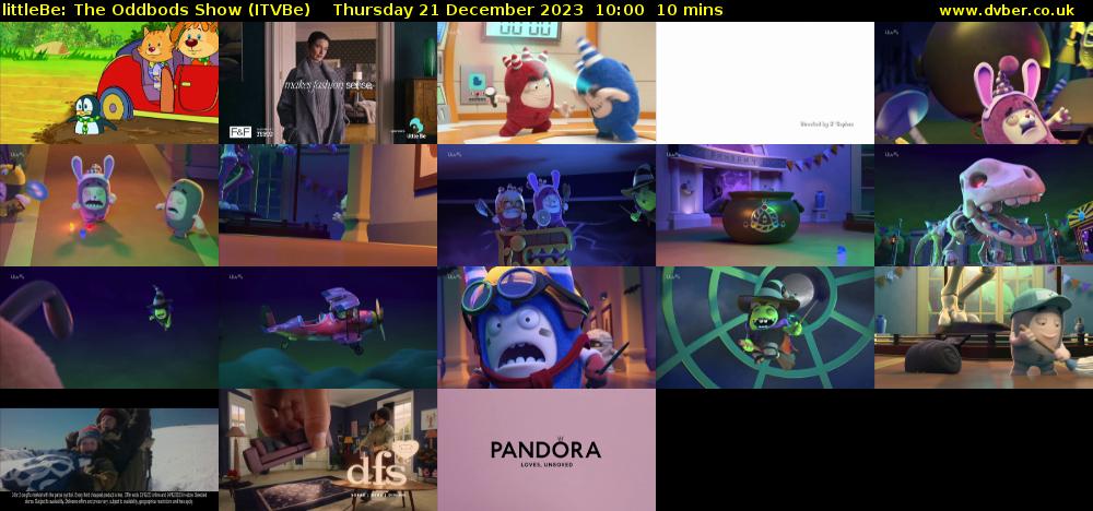 littleBe: The Oddbods Show (ITVBe) Thursday 21 December 2023 10:00 - 10:10