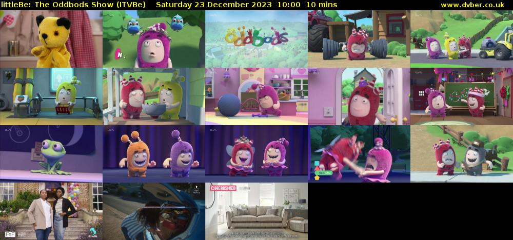 littleBe: The Oddbods Show (ITVBe) Saturday 23 December 2023 10:00 - 10:10