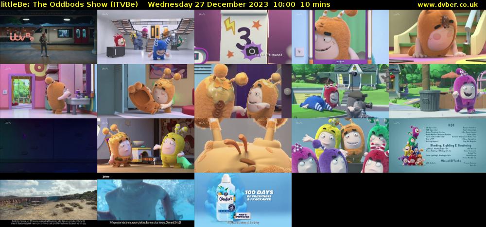 littleBe: The Oddbods Show (ITVBe) Wednesday 27 December 2023 10:00 - 10:10