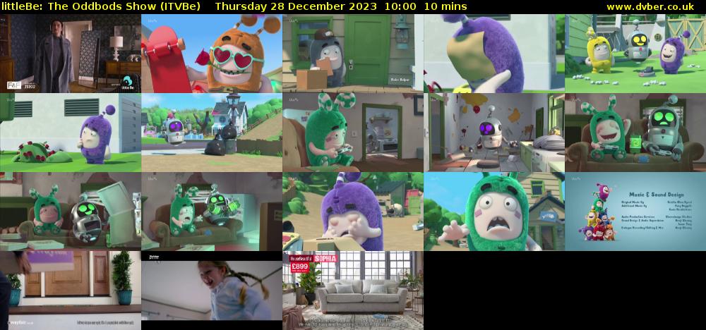 littleBe: The Oddbods Show (ITVBe) Thursday 28 December 2023 10:00 - 10:10