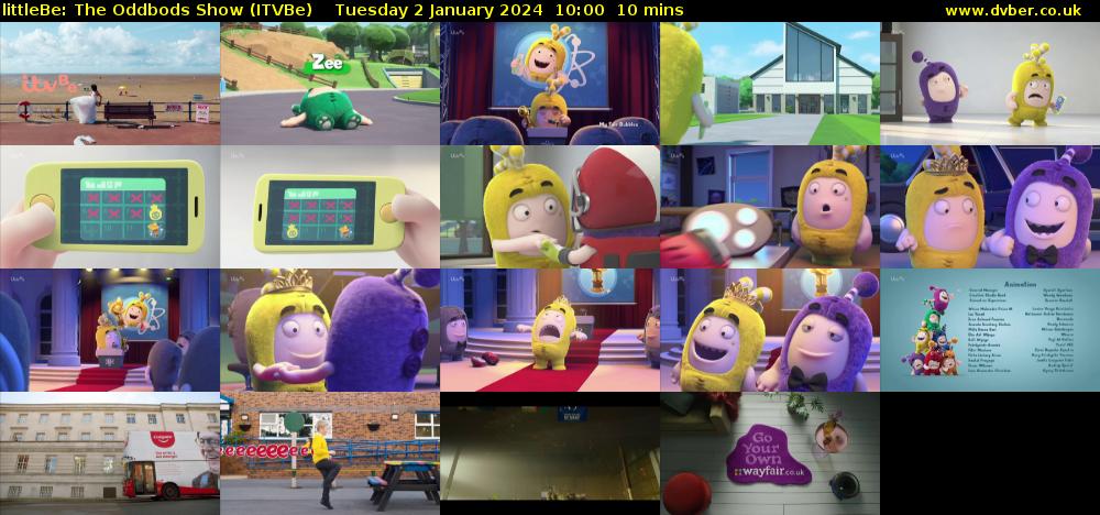 littleBe: The Oddbods Show (ITVBe) Tuesday 2 January 2024 10:00 - 10:10