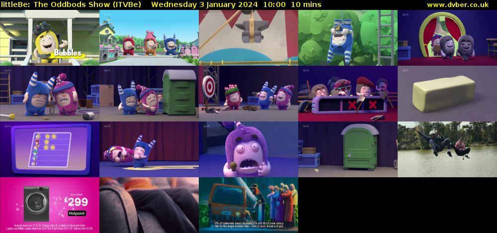 littleBe: The Oddbods Show (ITVBe) Wednesday 3 January 2024 10:00 - 10:10