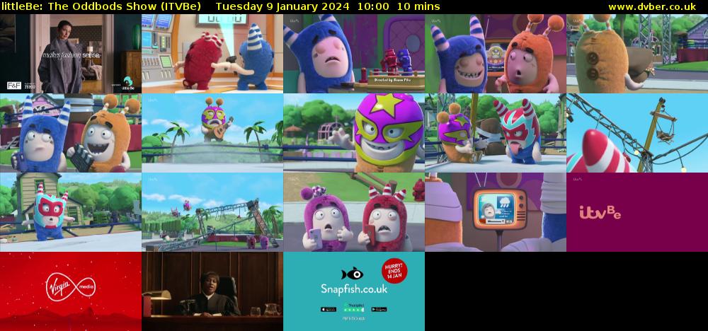 littleBe: The Oddbods Show (ITVBe) Tuesday 9 January 2024 10:00 - 10:10