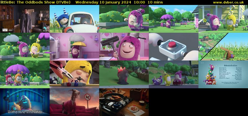 littleBe: The Oddbods Show (ITVBe) Wednesday 10 January 2024 10:00 - 10:10
