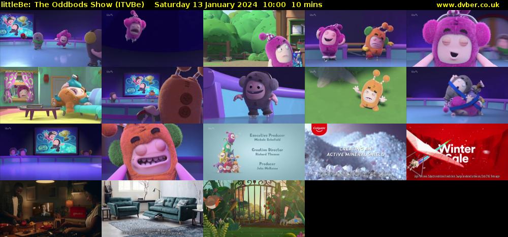 littleBe: The Oddbods Show (ITVBe) Saturday 13 January 2024 10:00 - 10:10