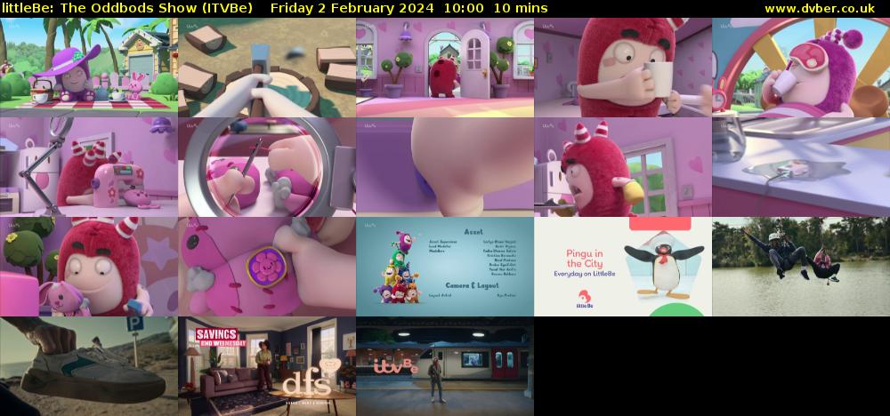 littleBe: The Oddbods Show (ITVBe) Friday 2 February 2024 10:00 - 10:10