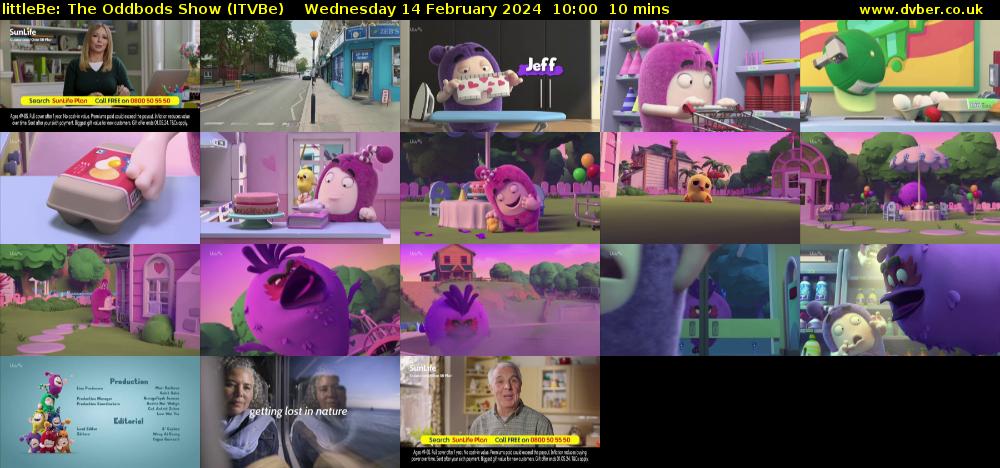 littleBe: The Oddbods Show (ITVBe) Wednesday 14 February 2024 10:00 - 10:10