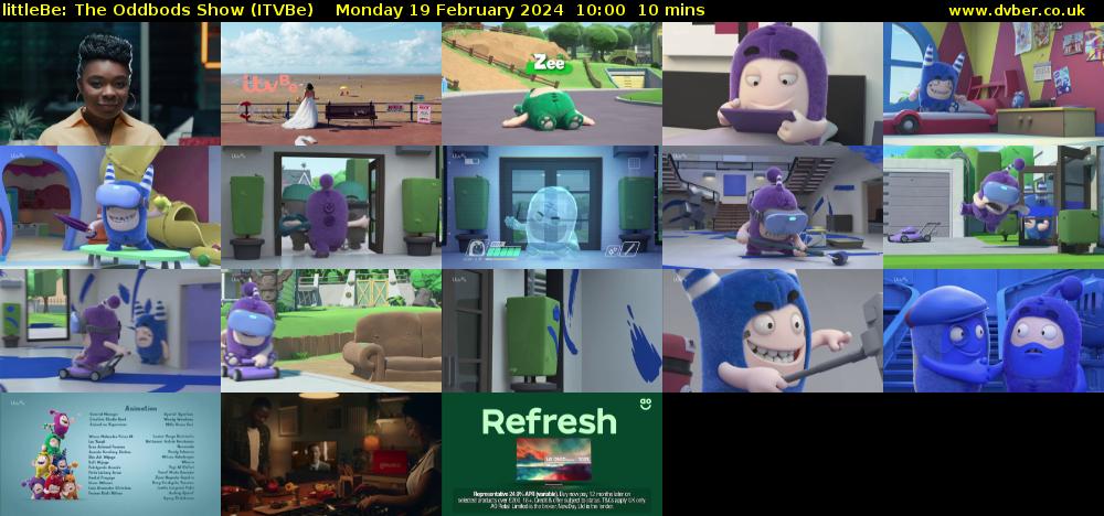 littleBe: The Oddbods Show (ITVBe) Monday 19 February 2024 10:00 - 10:10