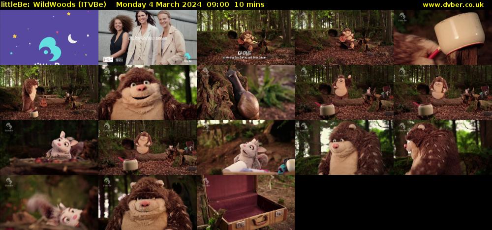 littleBe: WildWoods (ITVBe) Monday 4 March 2024 09:00 - 09:10