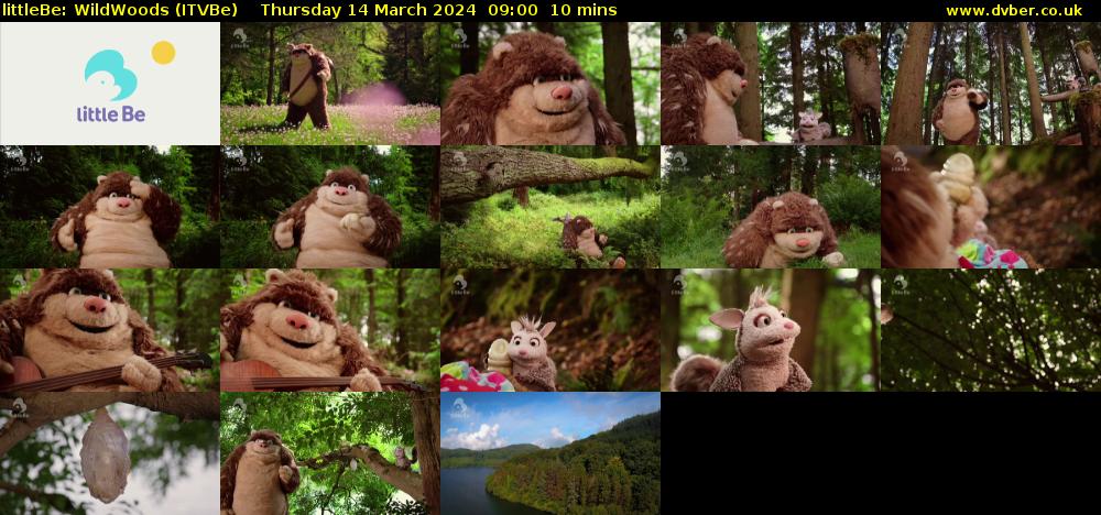 littleBe: WildWoods (ITVBe) Thursday 14 March 2024 09:00 - 09:10