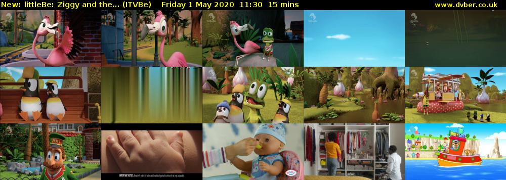 littleBe: Ziggy and the... (ITVBe) Friday 1 May 2020 11:30 - 11:45