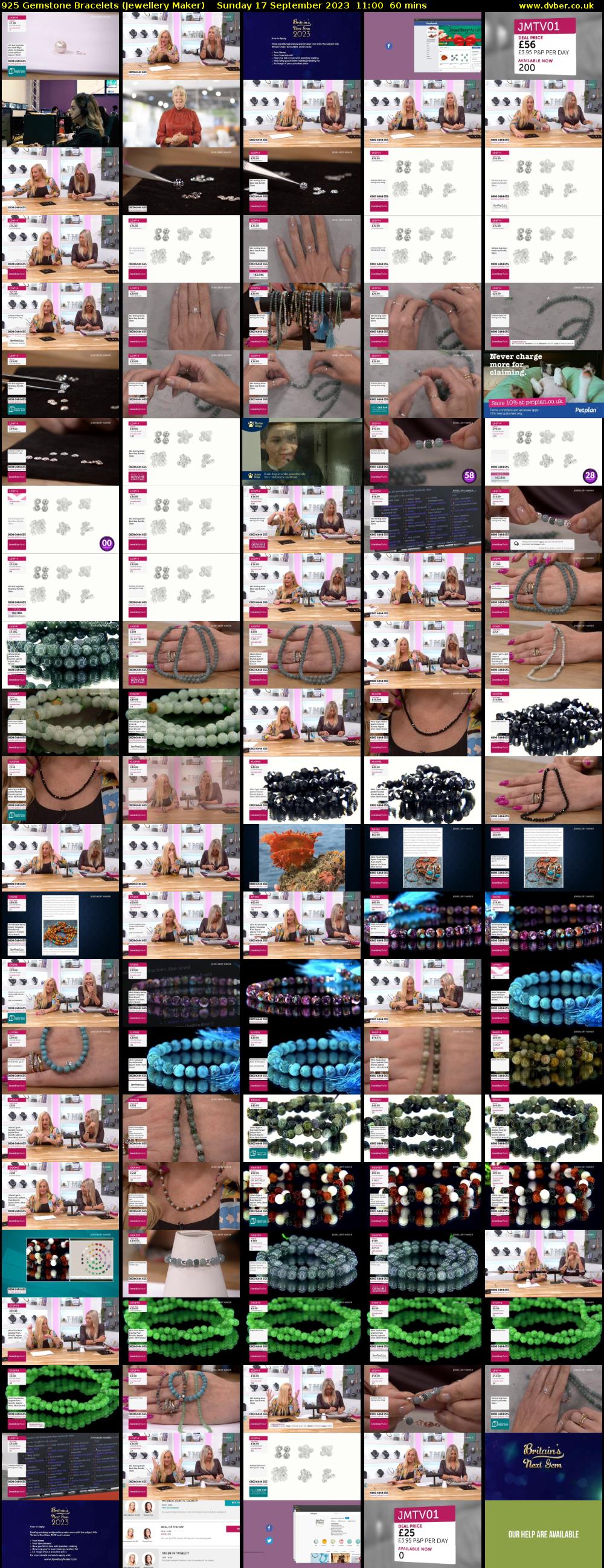 925 Gemstone Bracelets (Jewellery Maker) Sunday 17 September 2023 11:00 - 12:00