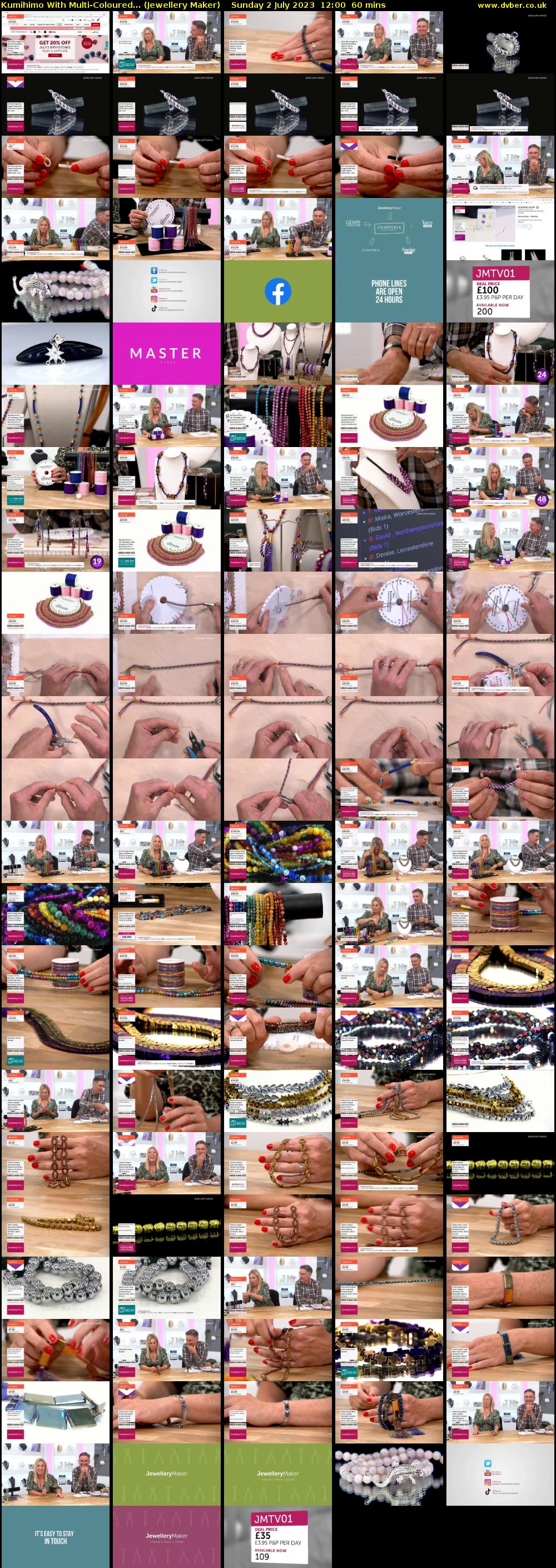Kumihimo With Multi-Coloured... (Jewellery Maker) Sunday 2 July 2023 12:00 - 13:00