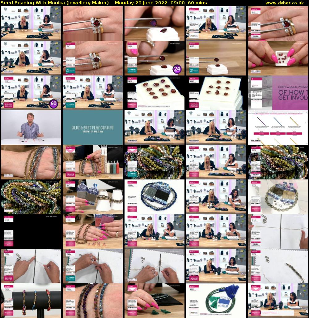 Seed Beading with Monika (Jewellery Maker) Monday 20 June 2022 09:00 - 10:00