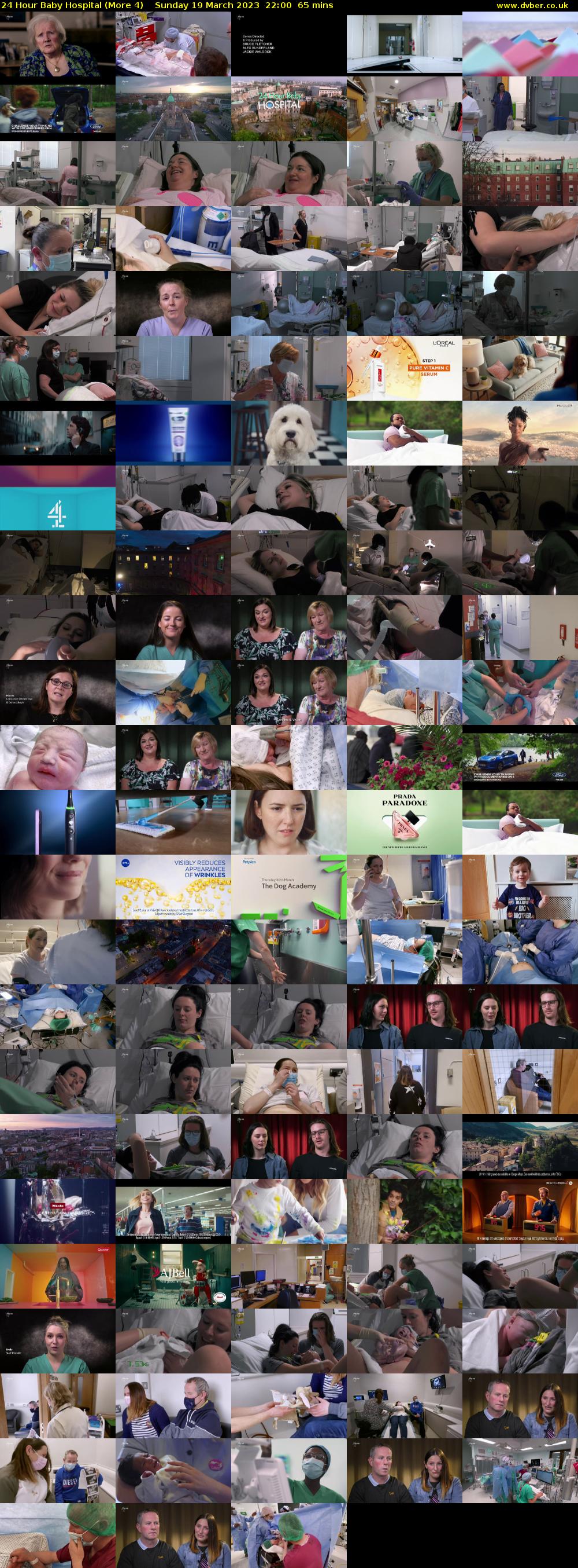 24 Hour Baby Hospital (More 4) Sunday 19 March 2023 22:00 - 23:05