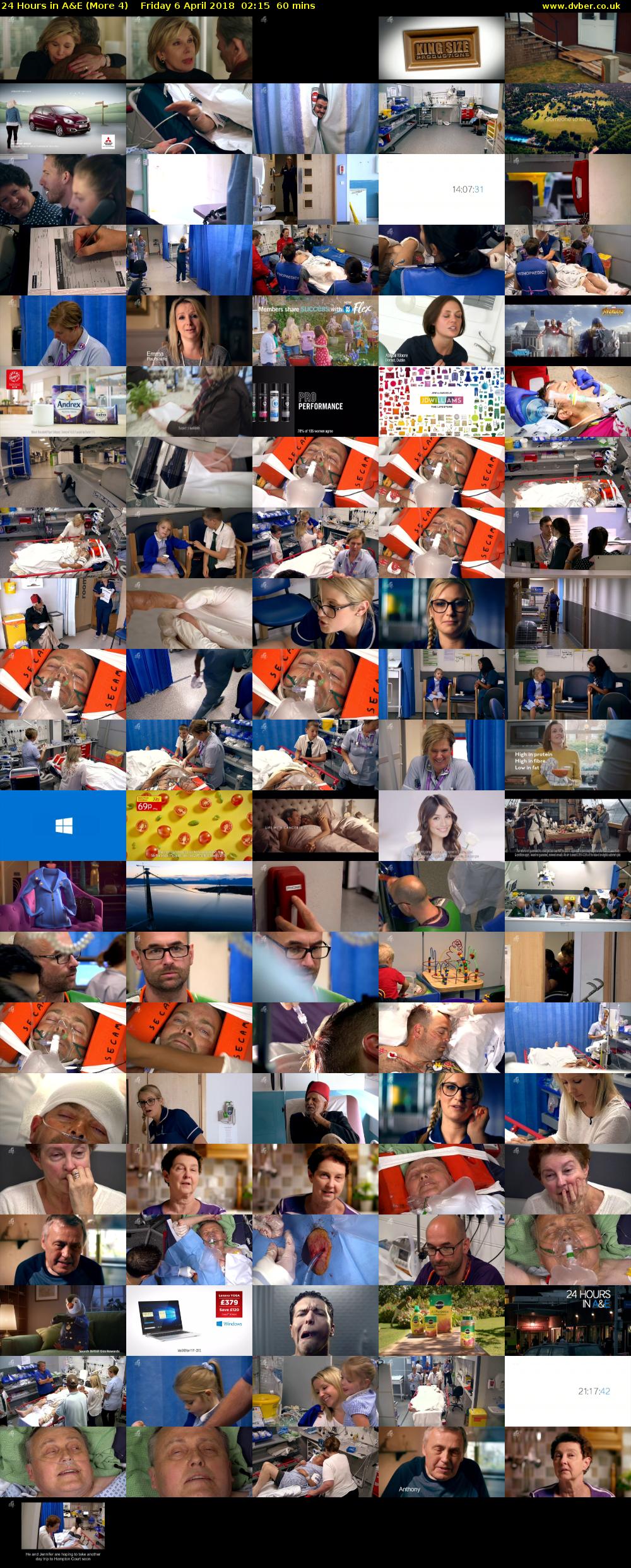 24 Hours in A&E (More 4) Friday 6 April 2018 02:15 - 03:15
