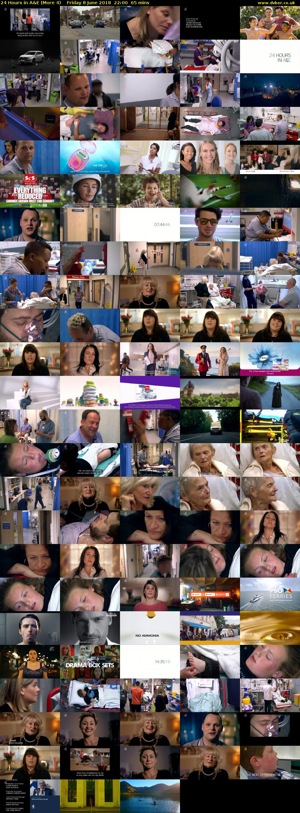 24 Hours in A&E (More 4) Friday 8 June 2018 22:00 - 23:05