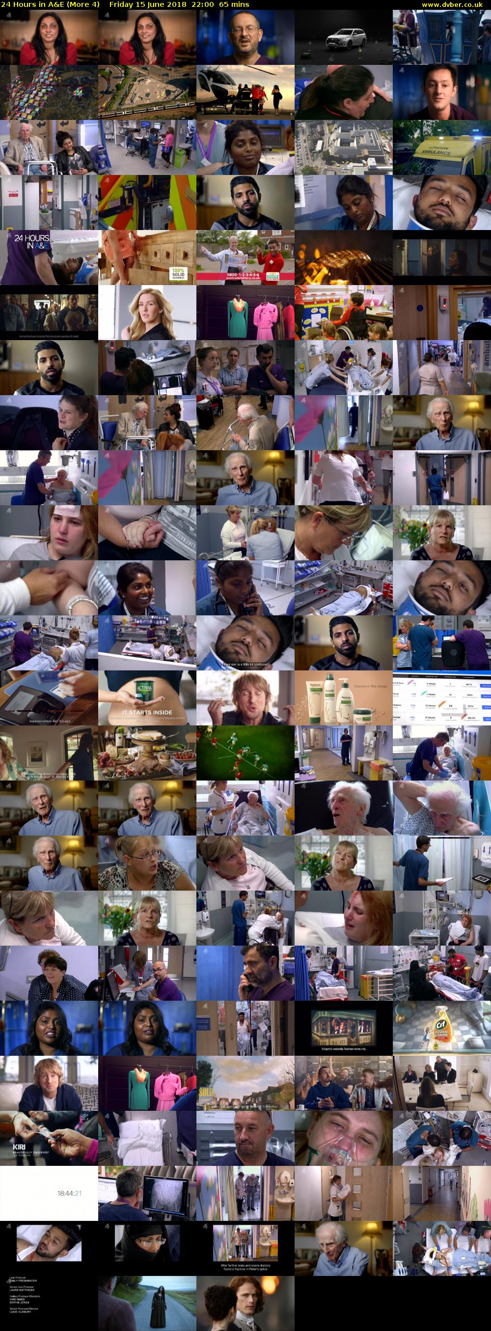 24 Hours in A&E (More 4) Friday 15 June 2018 22:00 - 23:05