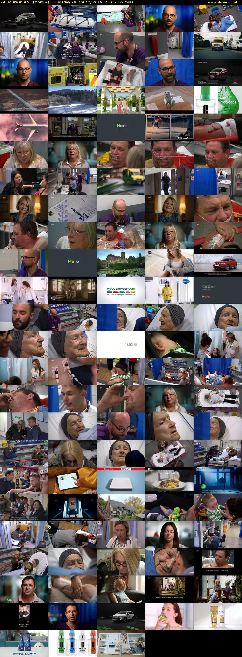 24 Hours in A&E (More 4) Tuesday 29 January 2019 23:05 - 00:10