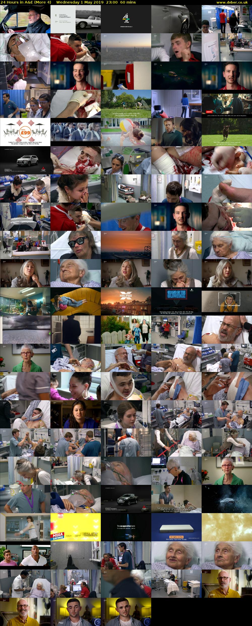 24 Hours in A&E (More 4) Wednesday 1 May 2019 23:00 - 00:00