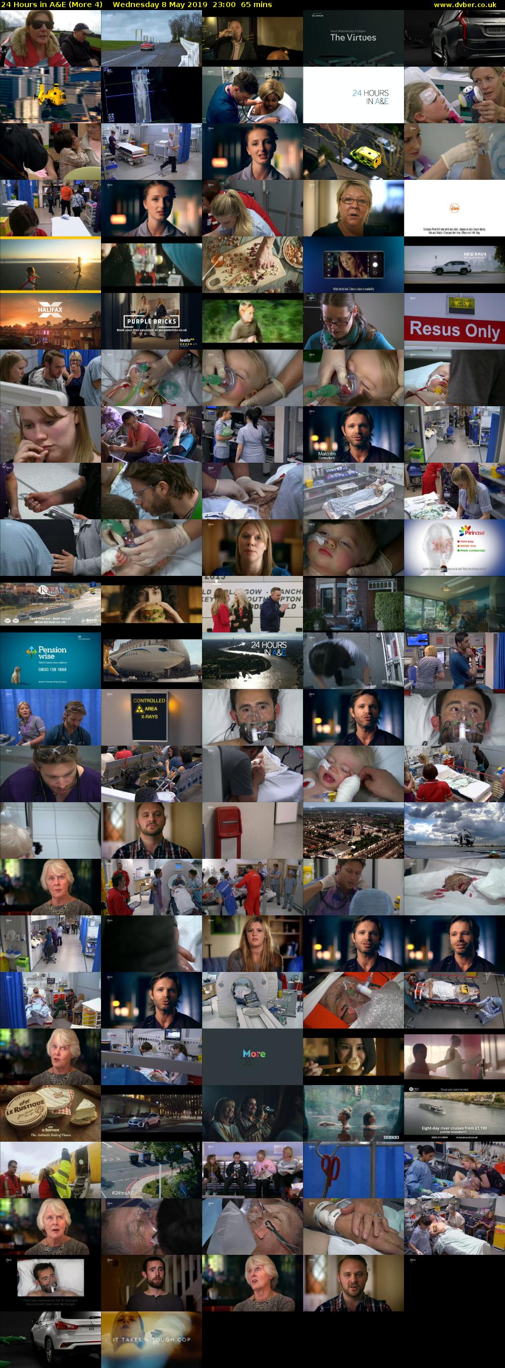 24 Hours in A&E (More 4) Wednesday 8 May 2019 23:00 - 00:05