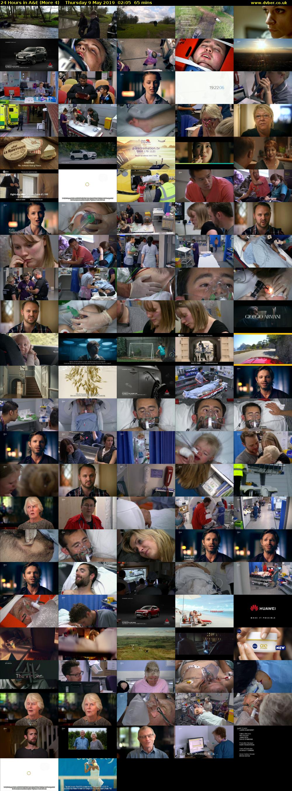 24 Hours in A&E (More 4) Thursday 9 May 2019 02:05 - 03:10