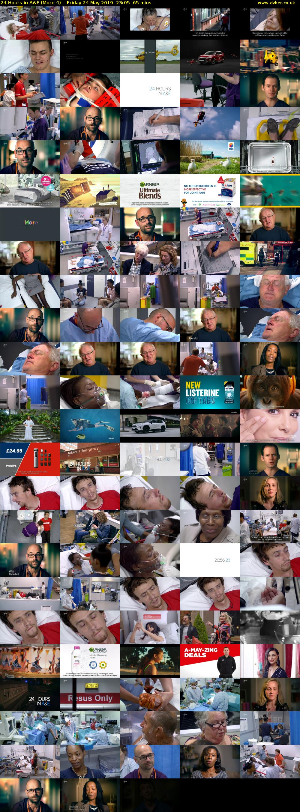 24 Hours in A&E (More 4) Friday 24 May 2019 23:05 - 00:10