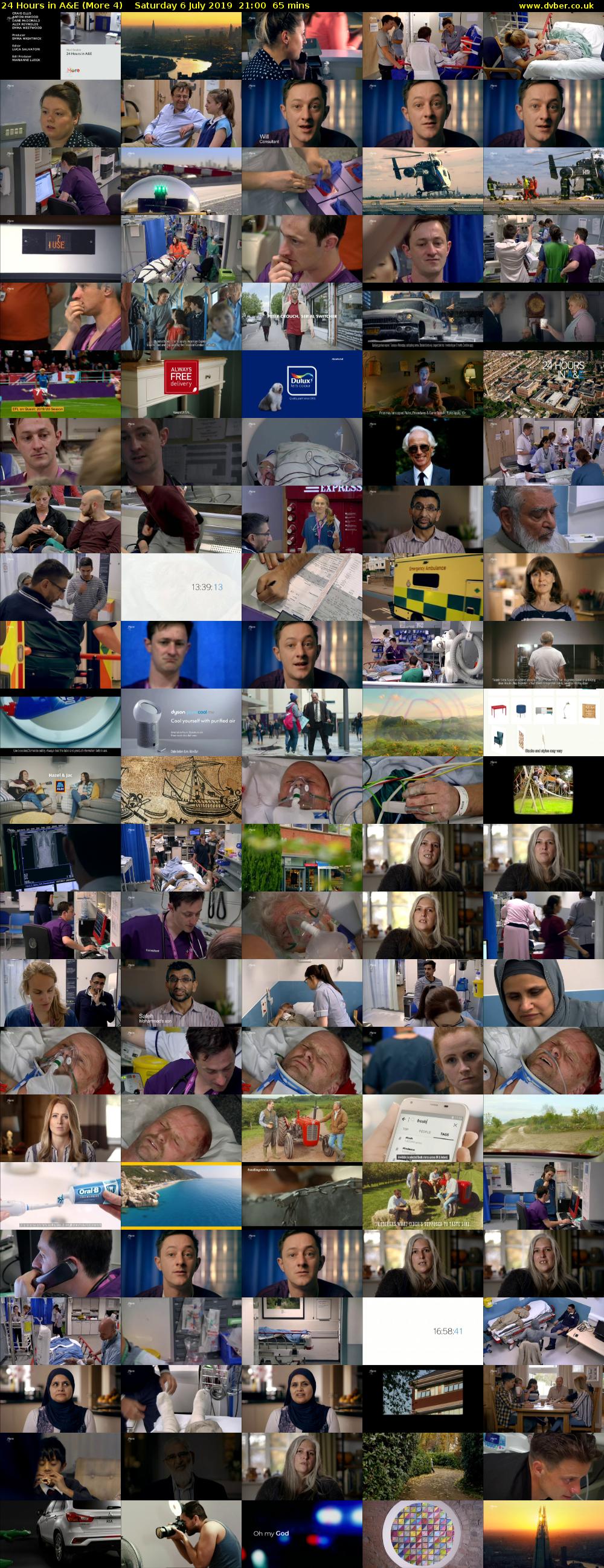 24 Hours in A&E (More 4) Saturday 6 July 2019 21:00 - 22:05