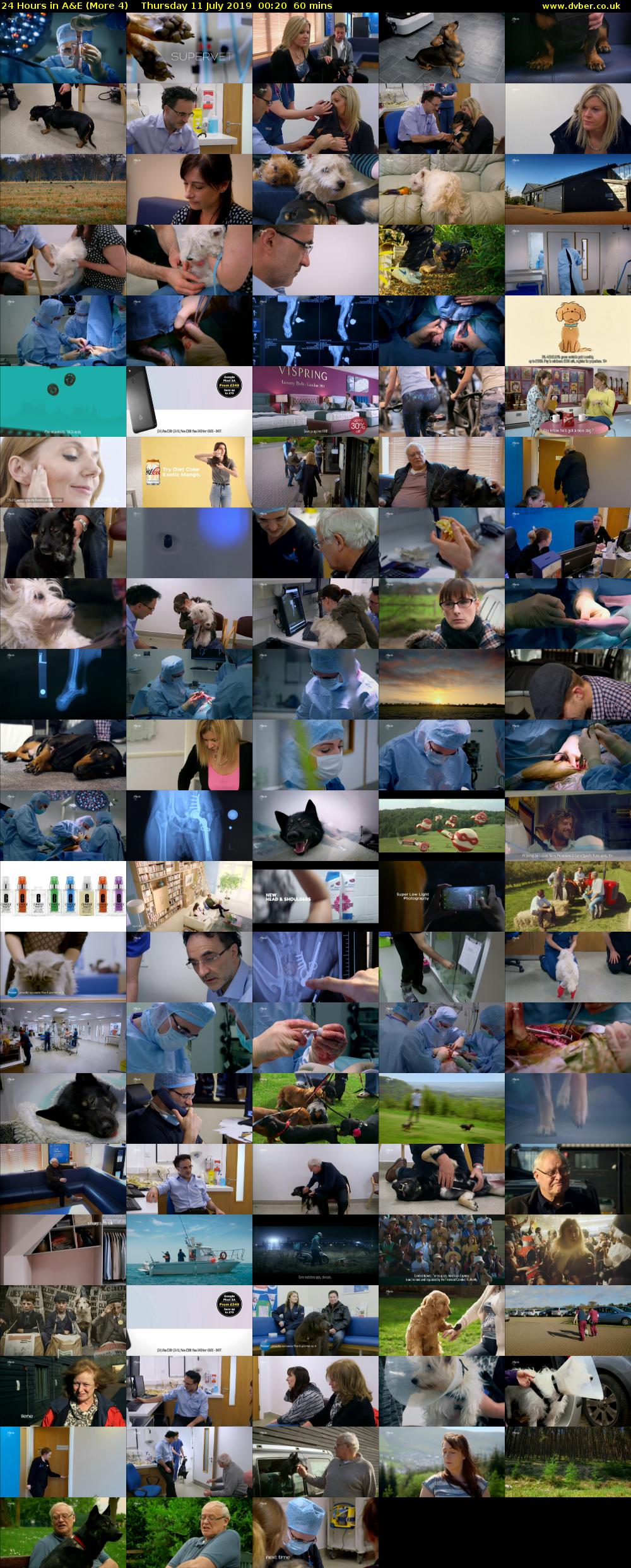 24 Hours in A&E (More 4) Thursday 11 July 2019 00:20 - 01:20