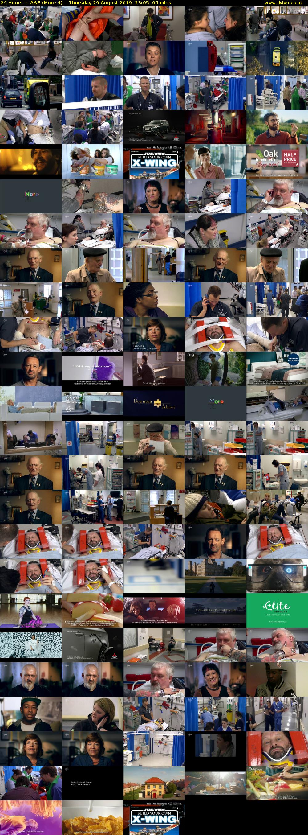 24 Hours in A&E (More 4) Thursday 29 August 2019 23:05 - 00:10