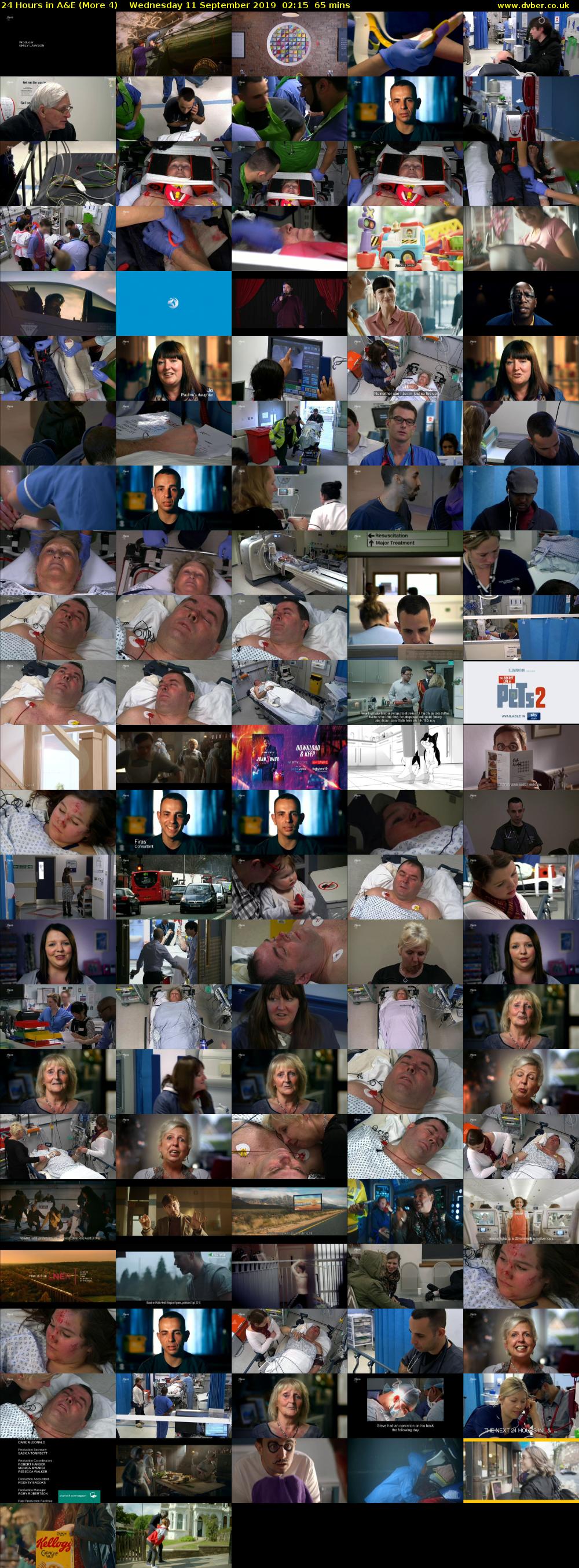 24 Hours in A&E (More 4) Wednesday 11 September 2019 02:15 - 03:20
