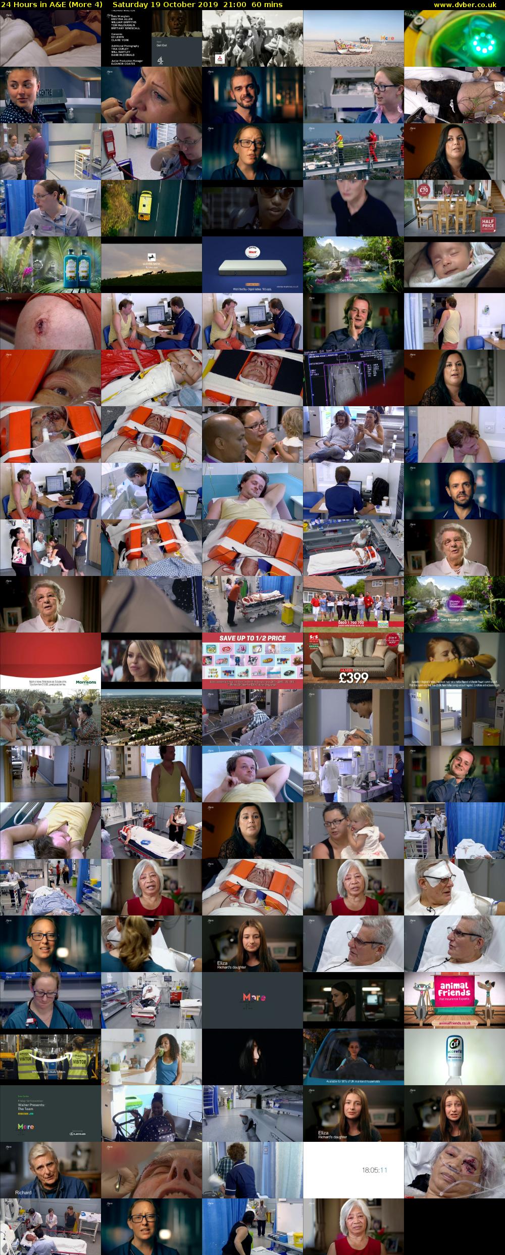 24 Hours in A&E (More 4) Saturday 19 October 2019 21:00 - 22:00