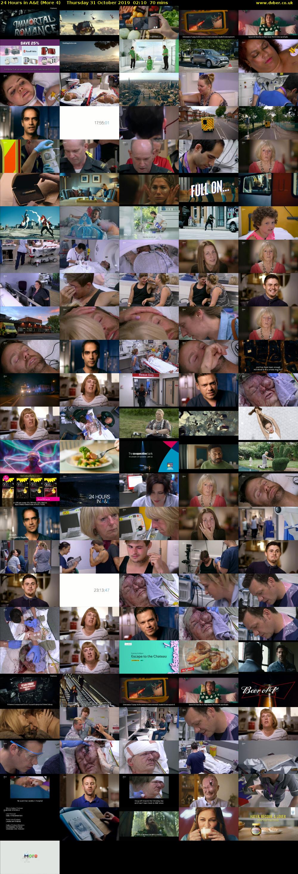 24 Hours in A&E (More 4) Thursday 31 October 2019 02:10 - 03:20