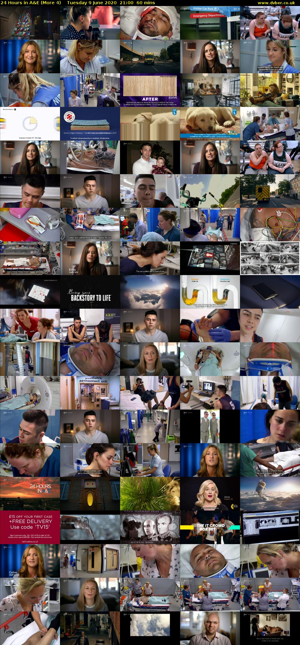 24 Hours in A&E (More 4) Tuesday 9 June 2020 21:00 - 22:00