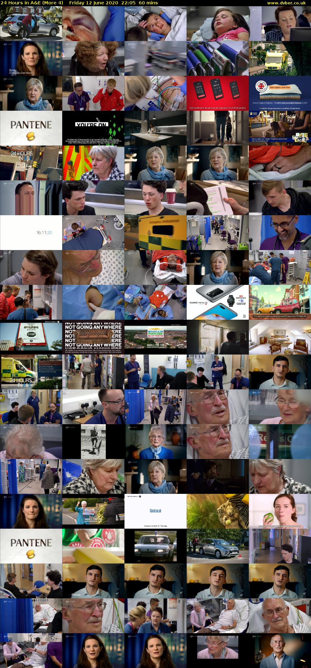 24 Hours in A&E (More 4) Friday 12 June 2020 22:05 - 23:05