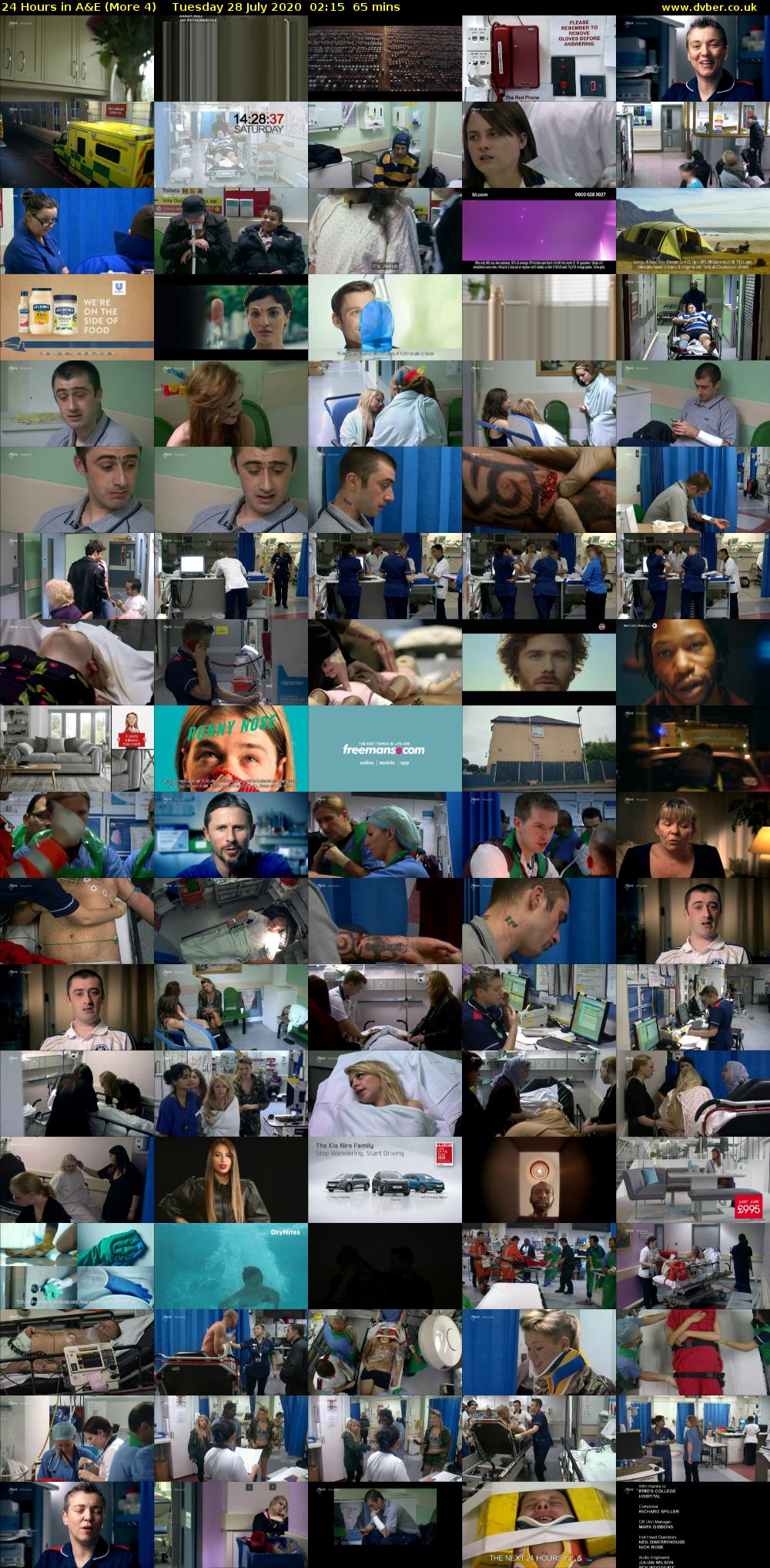 24 Hours in A&E (More 4) Tuesday 28 July 2020 02:15 - 03:20