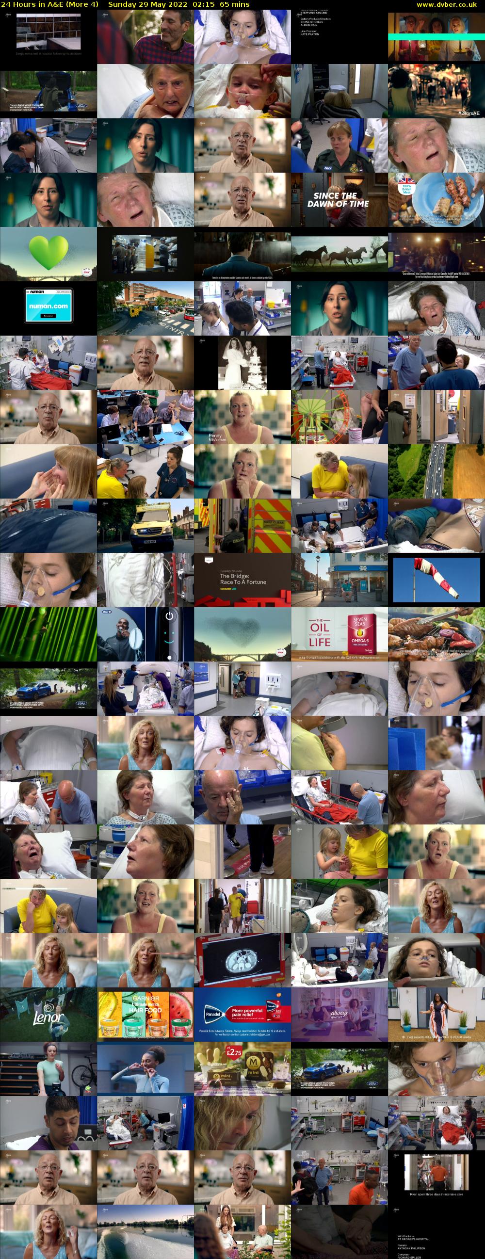 24 Hours in A&E (More 4) Sunday 29 May 2022 02:15 - 03:20