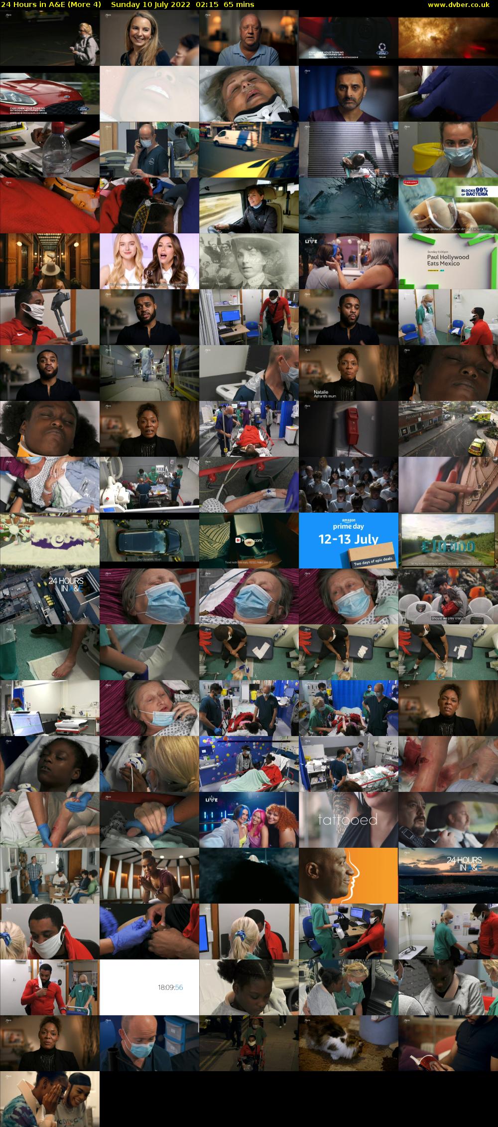 24 Hours in A&E (More 4) Sunday 10 July 2022 02:15 - 03:20