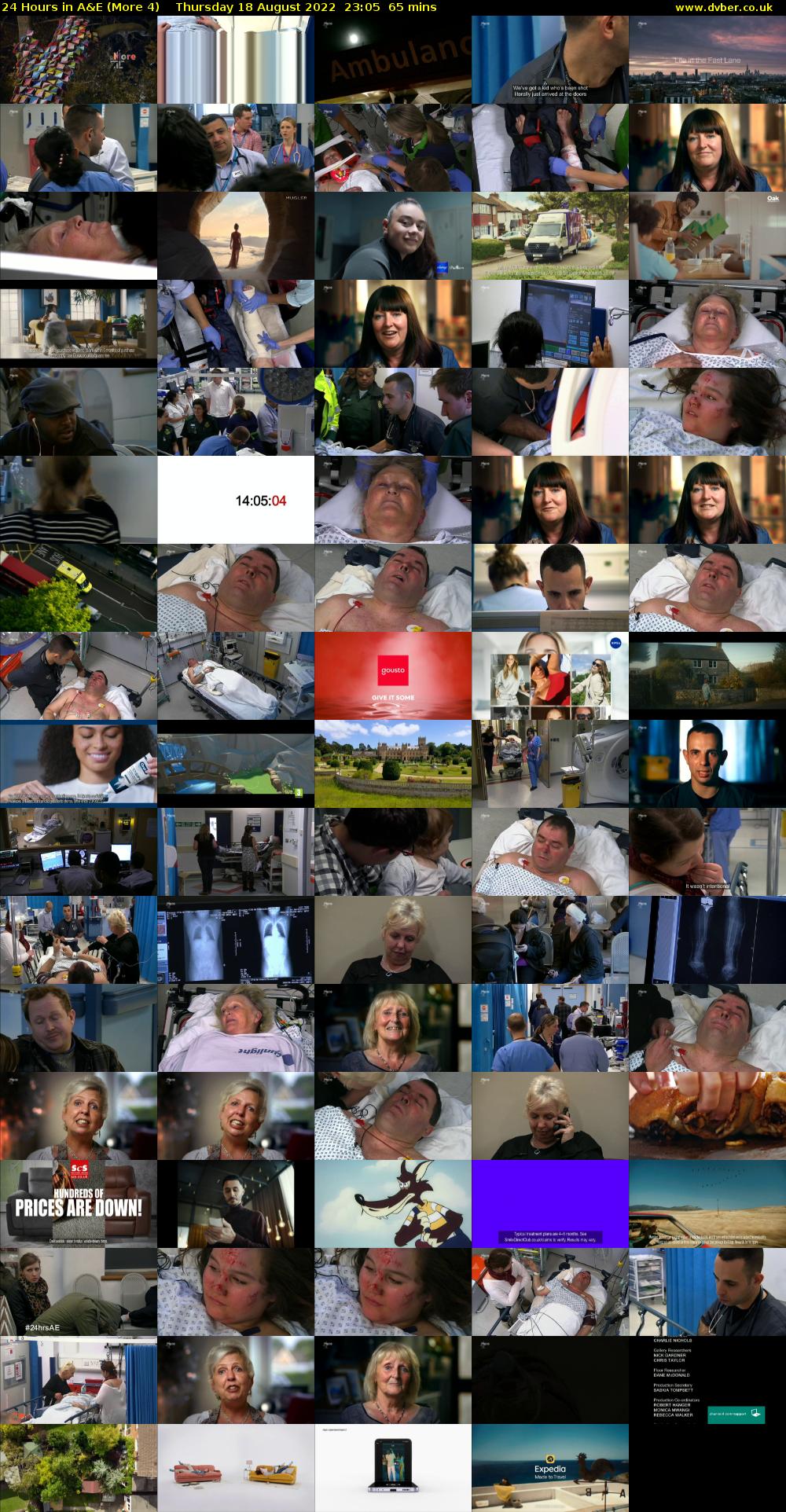 24 Hours in A&E (More 4) Thursday 18 August 2022 23:05 - 00:10
